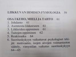 Kehon rakenne, toiminta ja lihashuolto