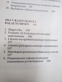 Kehon rakenne, toiminta ja lihashuolto