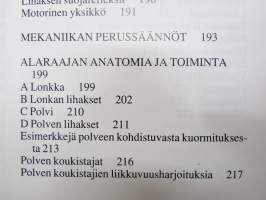 Kehon rakenne, toiminta ja lihashuolto