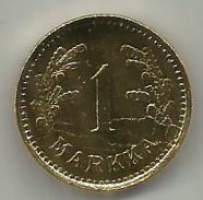 1 markka  1938  Monetan kullattu markka 1938 pillerissä