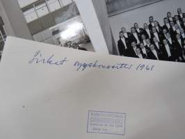 Mieskuoroja valokuvissa, Rannikon Laulumiehet, Mieskuoro Sirkat, Kokkolan Lauluveikot, Porin Mies-Laulu, 10 kpl valokuvia
