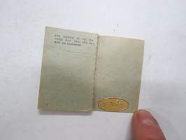 Taskukalenteri 1937 -kalenteri / almanakka