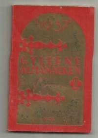 Gyllene Almanacken 1937 -   kalenteri muistiinpanoja