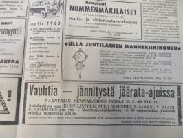 Turun Sanomat 1960 Sunnuntaina Helmikuun 28 päivänä - Kuvissa sisältöä.