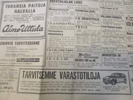 Turun Sanomat 1960 Sunnuntaina Helmikuun 28 päivänä - Kuvissa sisältöä.