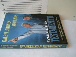 evankelistan testamentti.t. VAKITA.N tarjous helposti s-m koko  paketti 19x36 x60 cm paino 35kg 5e