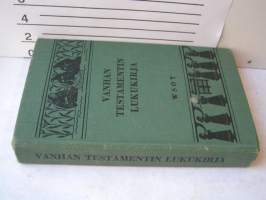 vanhan testamentin lukukirja.t. VAKITA.N tarjous helposti s-m koko  paketti 19x36 x60 cm paino 35kg 5e