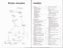 Retkeily- ja reittiopas mereltä tuntureille, 1996. -Kansallispuistot-Retkeilyalueet-Retkeilyreitit-Erämaiden vaellusreitit-luontopolut perhepatikointiin