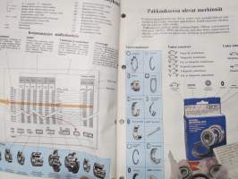 SKF Pyöränlaakerisarjat henkilöautoihin ja pakettiautoihin 1991 -luettelo