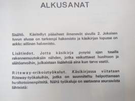 Vauxhall Victor FD 94000 huoltokäsikirja - Moottori, nokka-akseli sylinterin kannessa ja kytkin -korjaamokirjasarjan osa