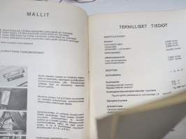 Vauxhall Victor FD 94000 huoltokäsikirja - Moottori, nokka-akseli sylinterin kannessa ja kytkin -korjaamokirjasarjan osa