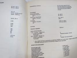 Vauxhall Victor FD 94000 huoltokäsikirja - Moottori, nokka-akseli sylinterin kannessa ja kytkin -korjaamokirjasarjan osa