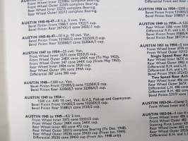 Timken 1954 Service Catalogue Section 2 Lorries &amp; Trailers rolled bearings -laakeriluettelo