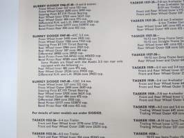 Timken 1954 Service Catalogue Section 2 Lorries &amp; Trailers rolled bearings -laakeriluettelo
