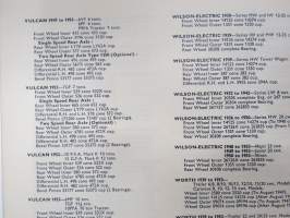 Timken 1954 Service Catalogue Section 2 Lorries &amp; Trailers rolled bearings -laakeriluettelo