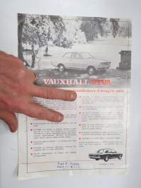 Vauxhall Viva 1967 -myyntiesite / sales brochures