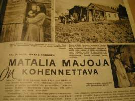 suomen kuvalehti nr 44 1938. VAKITA.N tarjous helposti s-m koko  paketti 19x36 x60 cm paino 35kg 5e