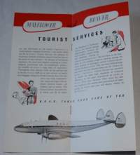 B•O•A•C Transatlantic tourist class services Esite