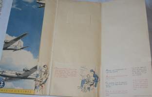 ABA Swedish Air Linens Esite kansio , Esitteet puuttuvat