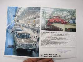 Japan´s Automotive Giant - Toyota Motor - Crown, Corona -myyntiesite / brochure