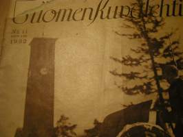 suomen kuvalehti nr 11 1932 VAKITA.N tarjous helposti s-m koko  paketti 19x36 x60 cm paino 35kg 5e