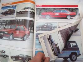 Tuulilasi 1986 Autokuvasto - kaikkien henkilöautojen &amp; pakettiautojen tekniset tiedot ja hinnat - mukana myös moottoripyörät, mopot ja matkailuvaunut, Saab-mainos