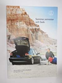 Saab - sommar, semester och Saab 2002 -myyntiesite / brochure