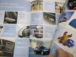 Saab - sommar, semester och Saab 2002 -myyntiesite / brochure