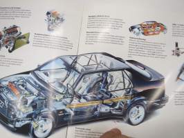 Saab 9000 CS 1991 -myyntiesite / sales brochure