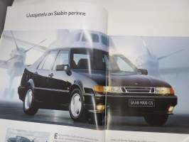 Saab 9000 CD, CS, CC, 900 mallivuosi 1993 -myyntiesite / sales brochure