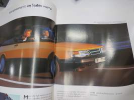 Saab 9000 CD, CS, CC, 900 mallivuosi 1993 -myyntiesite / sales brochure