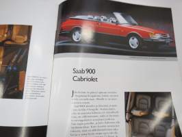 Saab 9000 CD, CS, CC, 900 mallivuosi 1993 -myyntiesite / sales brochure