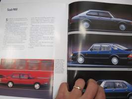 Saab 9000 CD, CS, CC, 900 mallivuosi 1993 -myyntiesite / sales brochure