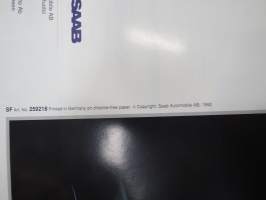 Saab 9000 CD, CS, CC, 900 mallivuosi 1993 -myyntiesite / sales brochure