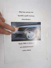 Saab 900i 2.l Classic 199? -myyntiesite / sales brochure