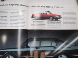 Saab 900i 2.l Classic 199? -myyntiesite / sales brochure