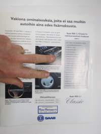 Saab 900i 2.l Classic 199? -myyntiesite / sales brochure