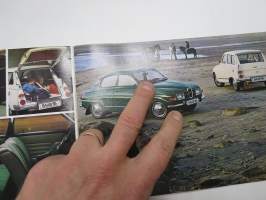 Saab 99L, 99L Combi Coupé, EMS, 99, 96 V4, 95 V4 mallivuosi 1975 -myyntiesite / sales brochure