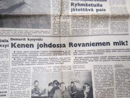Pohjolan Työ 18.3.1976 -sanomalehti