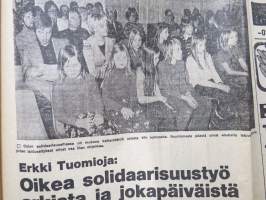 Pohjolan Työ 18.3.1976 -sanomalehti