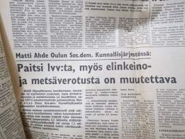 Pohjolan Työ 18.3.1976 -sanomalehti