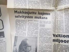 Pohjolan Työ 18.3.1976 -sanomalehti