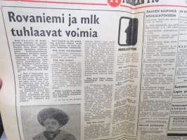 Pohjolan Työ 18.3.1976 -sanomalehti