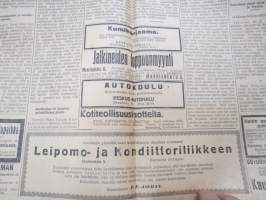 Uusi Aura, 20.9.1928, Turun Myllyn suurpalo -sanomalehti