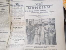 Uusi Aura, 20.9.1928, Turun Myllyn suurpalo -sanomalehti