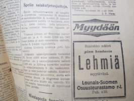 Uusi Aura, 20.9.1928, Turun Myllyn suurpalo -sanomalehti