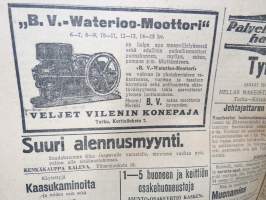 Uusi Aura, 20.9.1928, Turun Myllyn suurpalo -sanomalehti