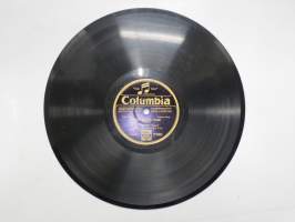 Columbia 7790, Leo Kauppi - Oi, tyttö tule / Meren aallot -savikiekkoäänilevy / 78 rpm 10&quot; record