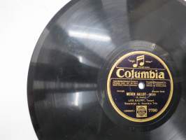 Columbia 7790, Leo Kauppi - Oi, tyttö tule / Meren aallot -savikiekkoäänilevy / 78 rpm 10&quot; record