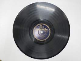 Columbia DY 291, Eugen Malmstén - Suudelma kolmasti päivässä / Sinipunainen satu -savikiekkoäänilevy / 78 rpm 10&quot; record